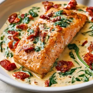 Creamy Tuscan Salmon recipe